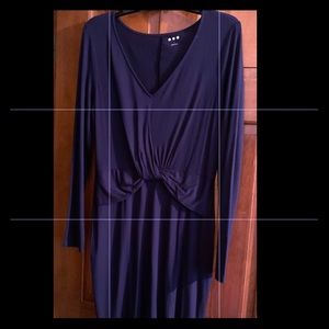 A stretchy and very comfortable dark bluish dress